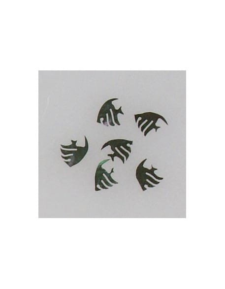 Ozdoby z muszelek 20szt. wzór nr 04 - black opalizujące