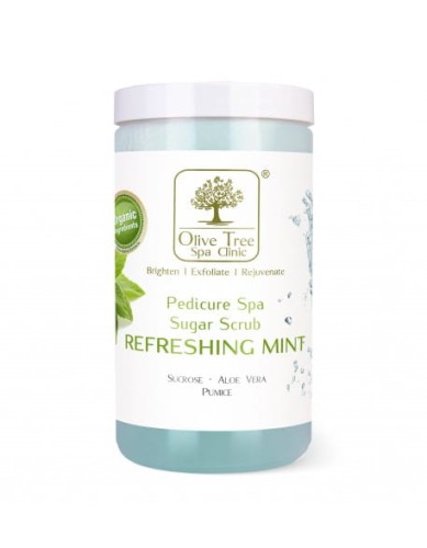 Peeling cukrowy Olive Tree Spa Clinic Pedicure Spa Sugar Scrub Refreshing Mint  950g