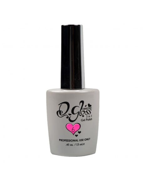 Lakier hybrydowy Christrio Q.Gloss 3 in 1 Gel Polish 13 ml – nr 6