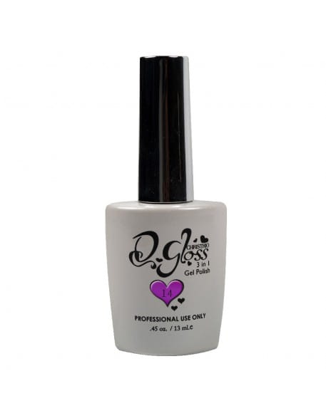 Lakier hybrydowy Christrio Q.Gloss 3 in 1 Gel Polish 13 ml – nr 14