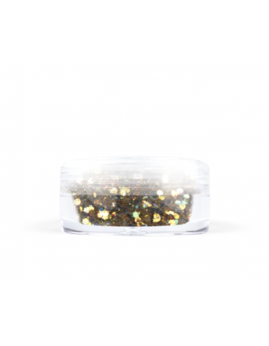 Konfetti z brokatem złote