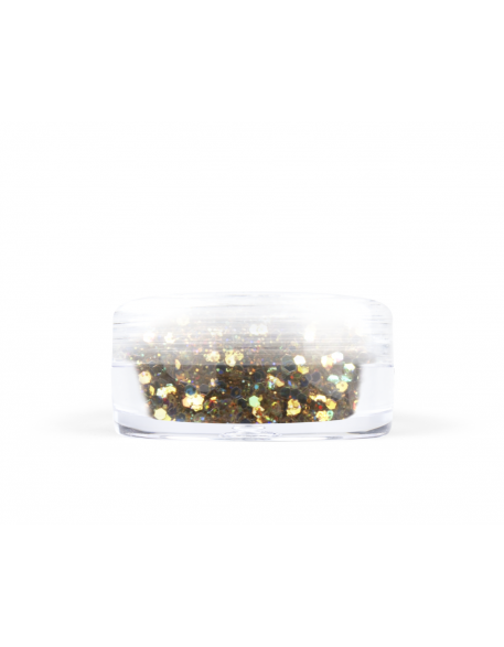 Konfetti z brokatem złote