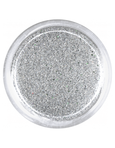 Brokat drobny nr 004 - srebrny