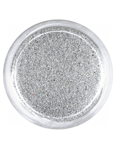 Brokat drobny nr 004 - srebrny