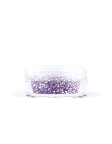 Brokat drobny nr 008 - fioletowy, opalizujący