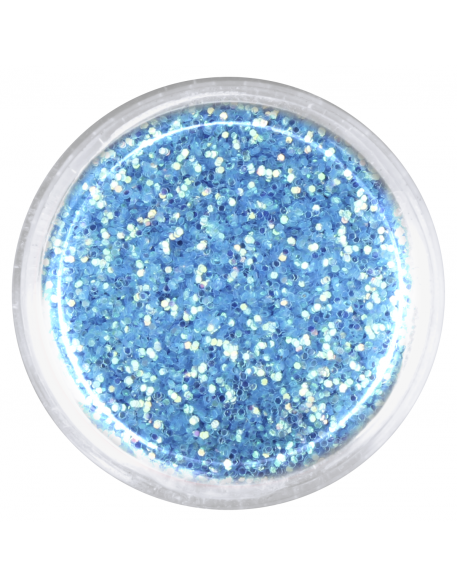 Brokat drobny nr 008 - niebieski, opaliujący