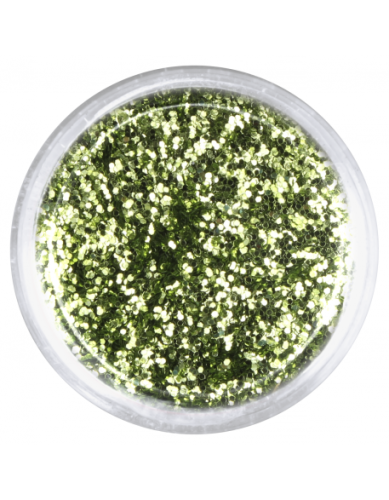 Brokat drobny nr 008 - zielony, metaliczny