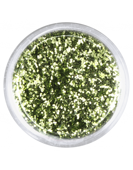 Brokat drobny nr 008 - zielony, metaliczny