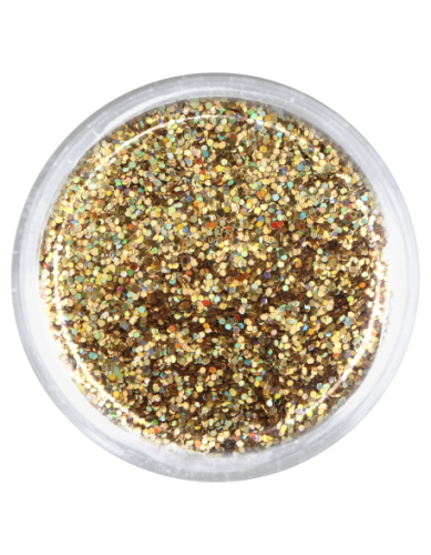 Brokat drobny nr 008 - złoty