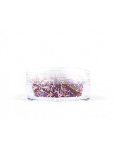 Trawka drobna - różowy, opalizujący