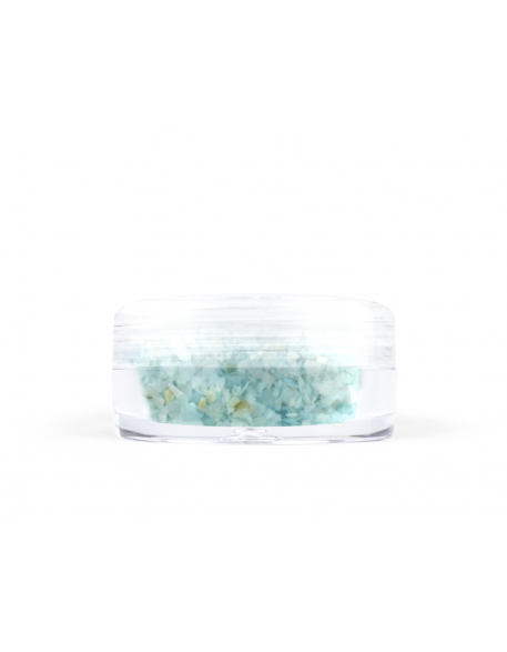 Ozdoby muszelki - zielone jasne