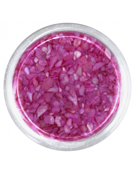 Ozdoby muszelki - ciemny róż