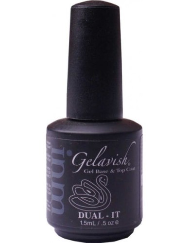 Baza do manicure hybrydowego i top “2 w 1” INM Gelavish Dual-It 15 ml