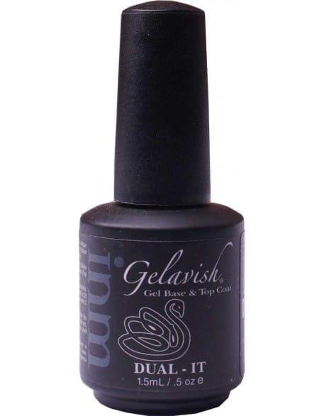 Baza do manicure hybrydowego i top “2 w 1” INM Gelavish Dual-It 15 ml