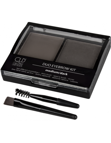 Cienie do brwi CLD Creative Eyebrow Kit - Medium/Dark