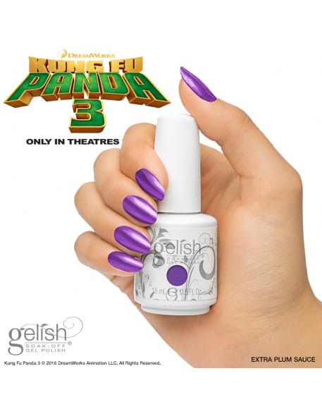 Żel Soak Off GELISH Hand&amp;Nail Harmony Kung Fu Panda 3 Collection 15ml - Extra Plum Sauce