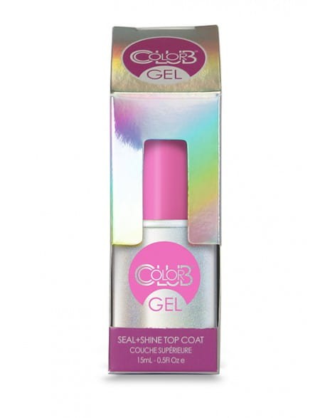 Top do manicure hybrydowego Color Club Seal + Shine Top Coat 15 m