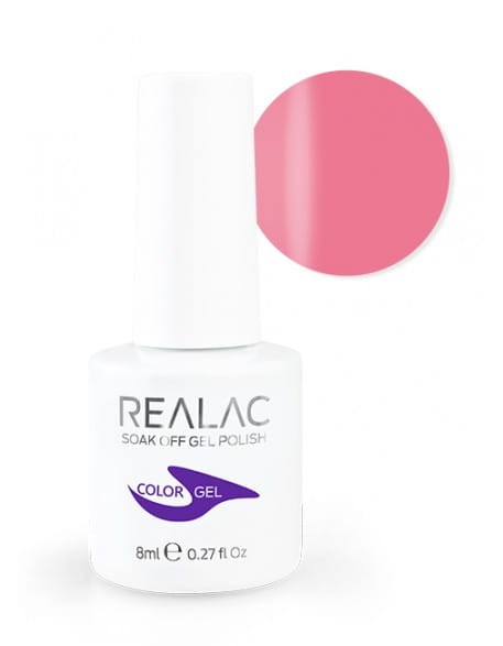 Żellakier REALAC Soak Off Gel Polish 8ml - 06 - Natural Rose