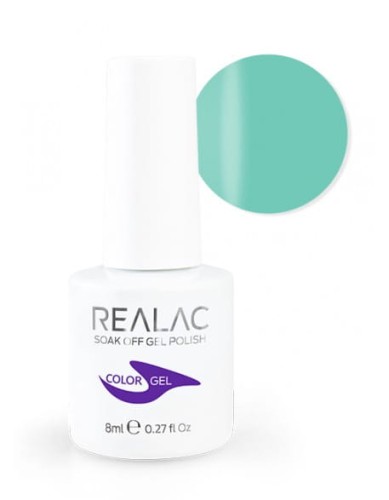 Żellakier REALAC Soak Off Gel Polish 8ml - 17 - Mint