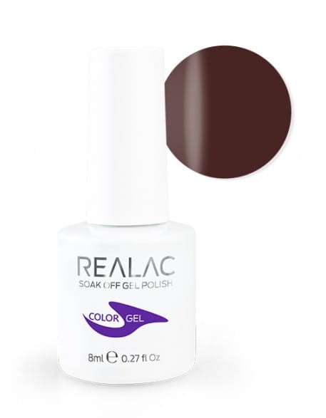 Żellakier REALAC Soak Off Gel Polish 8ml - 25 - Brown Sugar