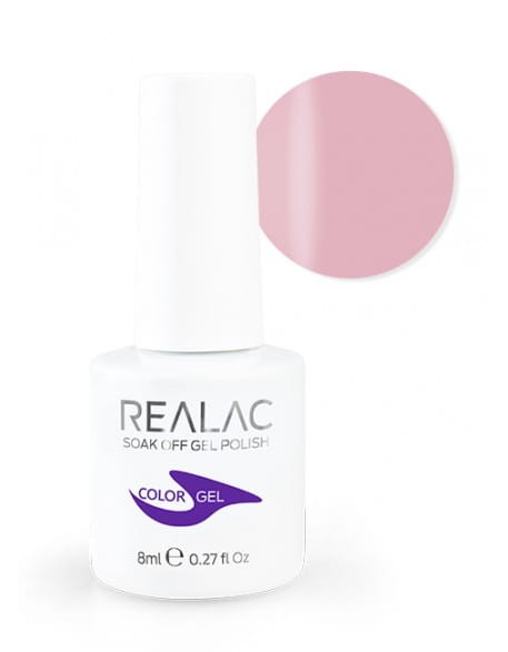 Żellakier REALAC Soak Off Gel Polish 8ml - 28 - Shy Girl