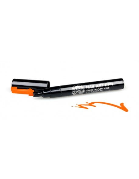 Pisak do zdobień - Nail Art Pen - 16 - Pomarańczowy