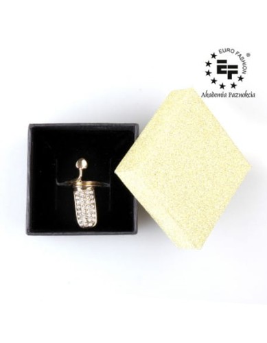 Pierścionek na paznokieć Nail Ring nr 031 - złoty