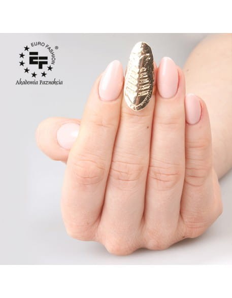 Pierścionek na paznokieć Nail Ring nr 032 - złoty