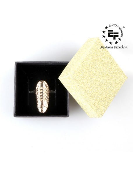 Pierścionek na paznokieć Nail Ring nr 032 - złoty