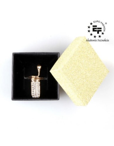 Pierścionek na paznokieć Nail Ring nr 038 - złoty