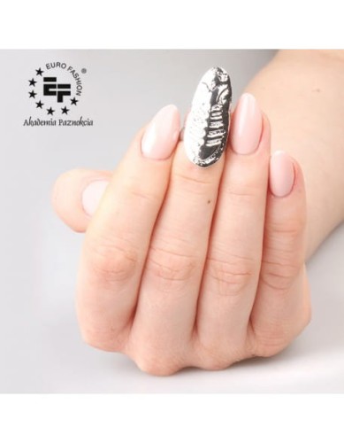 Pierścionek na paznokieć Nail Ring nr 032 - srebrny