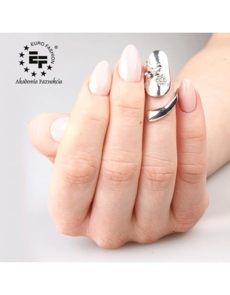 Pierścionek na paznokieć Nail Ring nr 051 - srebrny