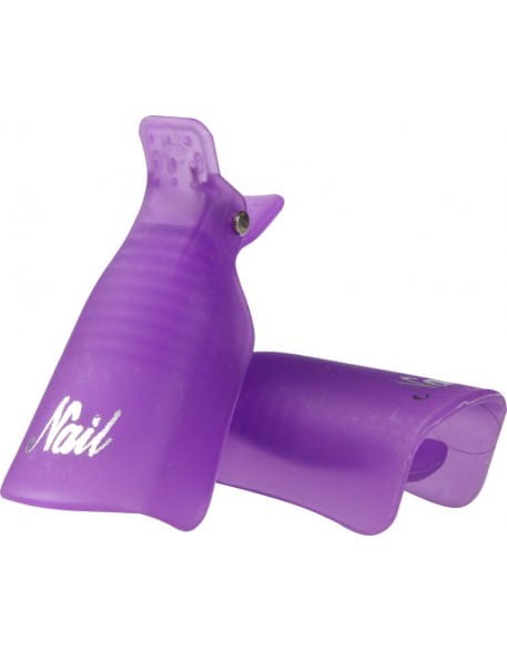Klipsy do ściągania hybrydy EF Reusable Keeper 10szt. - Violet