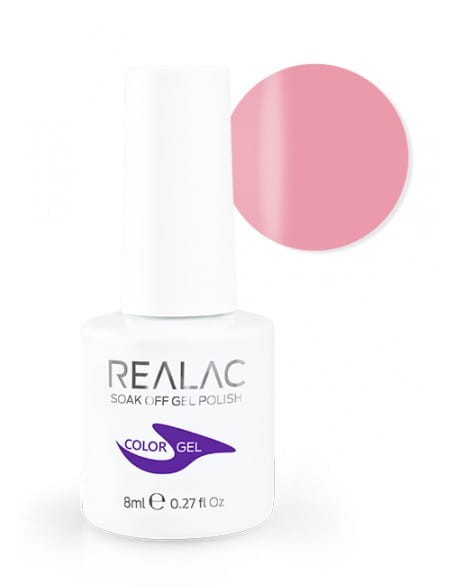 Żellakier Realac Soak Off Gel Polish 8ml - 044 - Iced Pink