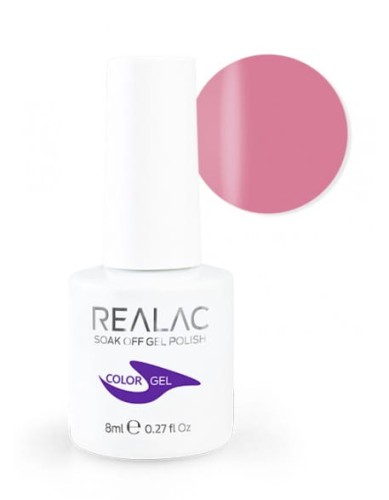 Żellakier Realac Soak Off Gel Polish 8ml - 045 - Crystal Lilac