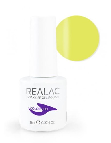 Żellakier Realac Soak Off Gel Polish 8ml - 047 - Take Me Yellow