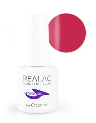 Żellakier Realac Soak Off Gel Polish 8ml - 056 - Berry Me
