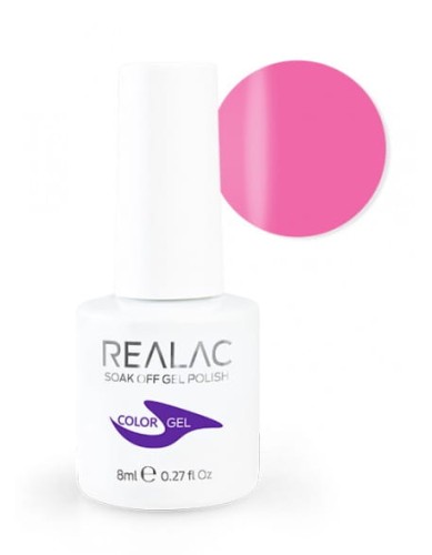 Żellakier Realac Soak Off Gel Polish 8ml - 065 - Pink Prospect