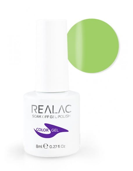 Żellakier Realac Soak Off Gel Polish 8ml - 070 - Sour Lime