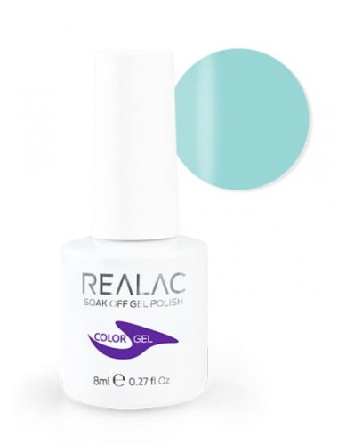 Żellakier Realac Soak Off Gel Polish 8ml - 072 - Mint Dress