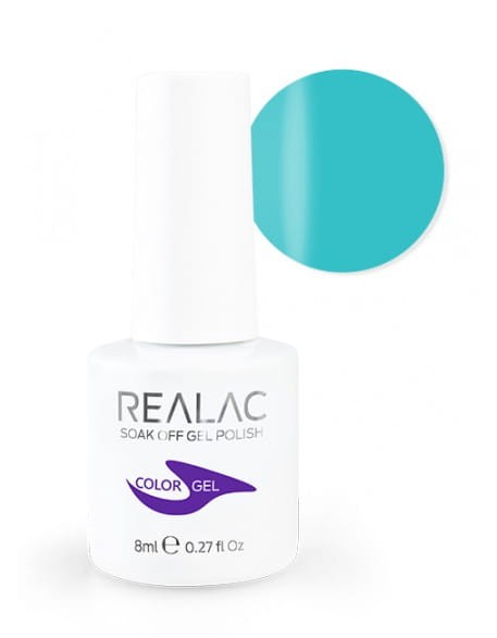 Żellakier Realac Soak Off Gel Polish 8ml - 075 - Ocean Mist