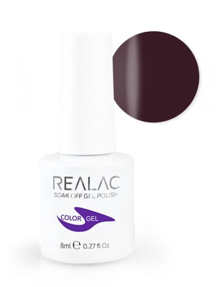 Żellakier Realac Soak Off Gel Polish 8ml - 090 - Brunette