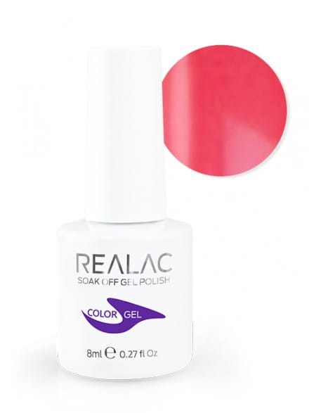 Żellakier Realac Soak Off Gel Polish 8ml - 093 - Red Ruckus