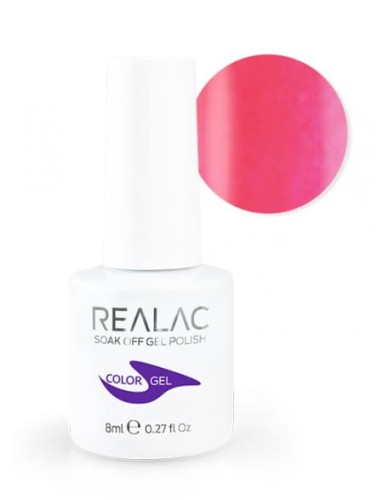Żellakier Realac Soak Off Gel Polish 8ml - 100 - I Think It's Pink
