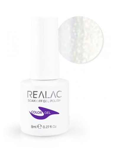 Żellakier Realac Soak Off Gel Polish 8ml - 101 - Bubble Bath