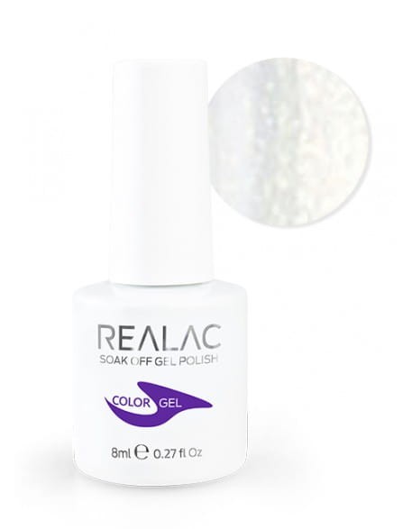 Żellakier Realac Soak Off Gel Polish 8ml - 101 - Bubble Bath