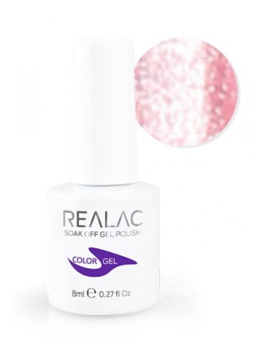 Żellakier Realac Soak Off Gel Polish 8ml - 105 - Fantastic Pink