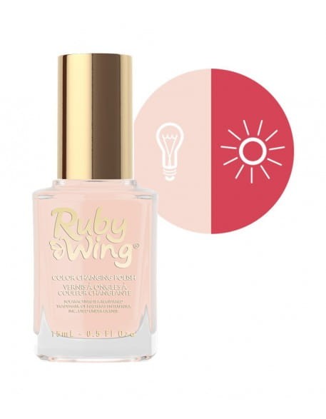 Lakier zmieniający kolor Ruby Wing Nail Lacquer 15ml - Summer Gardenia
