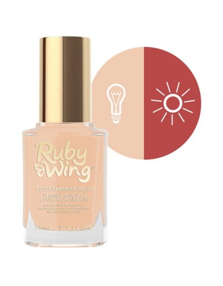 Lakier zmieniający kolor Ruby Wing Nail Lacquer 15ml - Sandy Shore