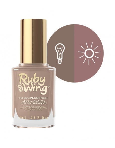 Lakier zmieniający kolor Ruby Wing Nail Lacquer 15ml - Dirtwood